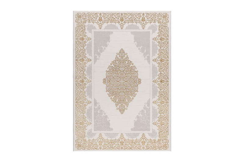 Ankara Wiltontæppe 160x230 cm - Beige/Guld - Tekstiler - Tæpper - Moderne tæppe - Wiltontæpper