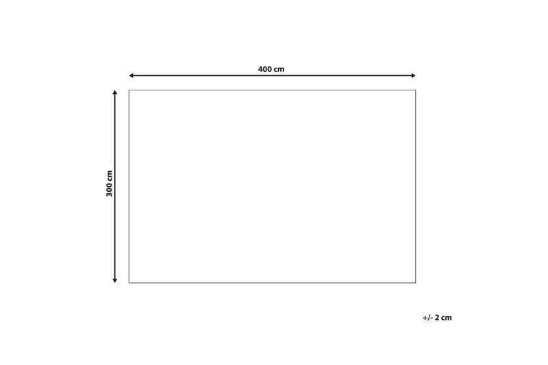 Barkhan Bomuldstæppe 300x400 cm - Beige - Tekstiler - Tæpper - Moderne tæppe - Bomuldstæpper