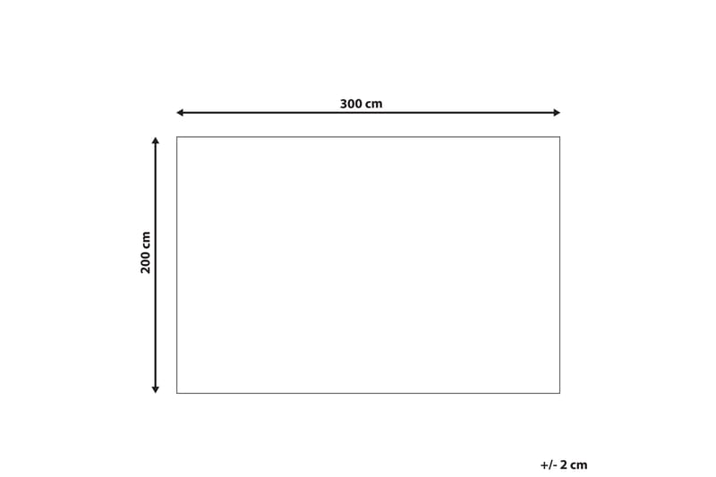 Binnisz Ryetæppe 200x300 cm - Rød - Tekstiler - Tæpper - Moderne tæppe - Ryatæpper