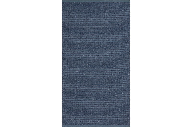 Marion Bomuldstæppe 150x200 cm Blå - Horredsmattan - Bomuldstæpper - Børnetæpper - Gummierede tæpper - Små tæpper - Mønstrede tæpper - Store tæpper - Håndvævede tæpper