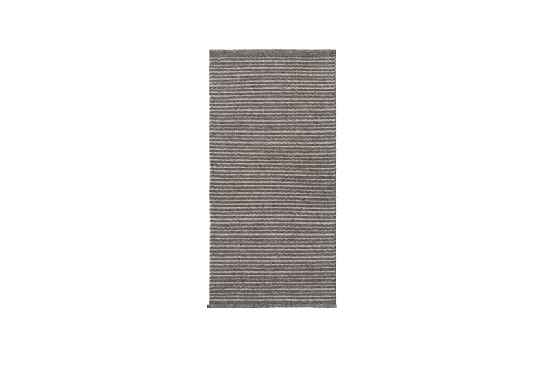 Vera Bomuldstæppe 70x250 cm Grå - Horredsmattan - Bomuldstæpper - Børnetæpper - Gummierede tæpper - Små tæpper - Mønstrede tæpper - Store tæpper - Håndvævede tæpper