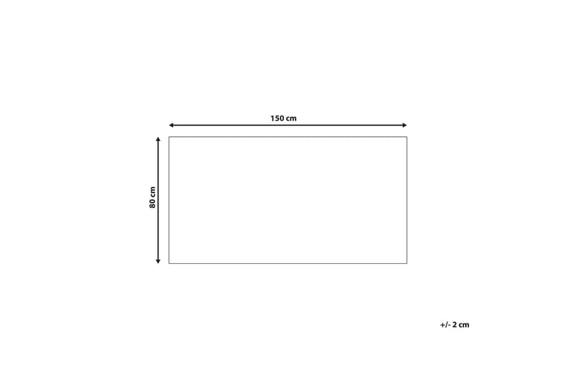 GesiIi Ryetæppe 80x150 cm - Beige - Tekstiler - Tæpper - Moderne tæppe - Ryatæpper