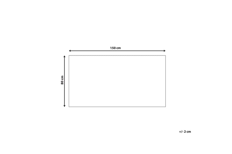 GesiIi Ryetæppe 80x150 cm - Beige - Tekstiler - Tæpper - Moderne tæppe - Ryatæpper