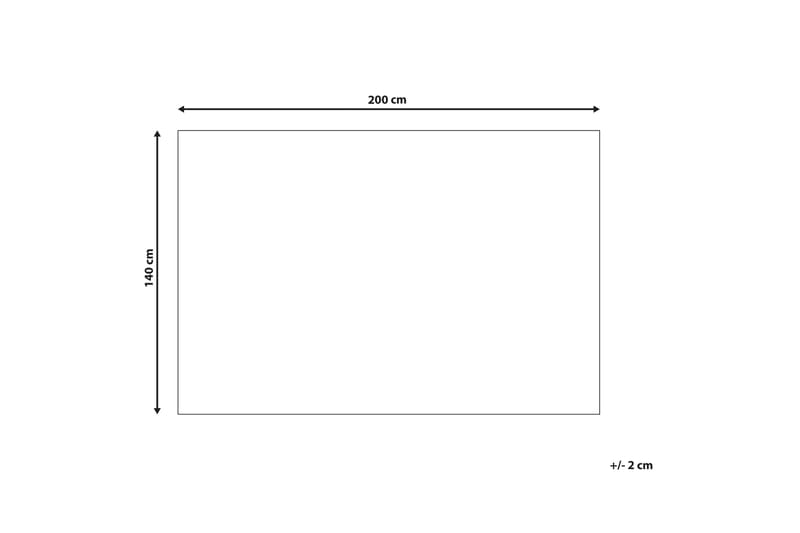 Gevas Uldtæppe 140x200 cm - Blå - Tekstiler - Tæpper - Moderne tæppe - Uldtæppe