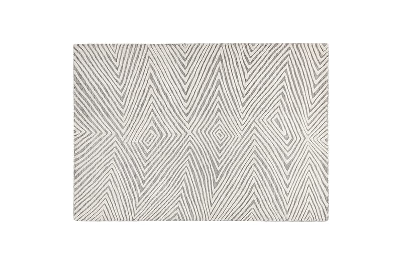 Goksun Ryetæppe 140x200 cm - Sort/hvid - Ryatæpper