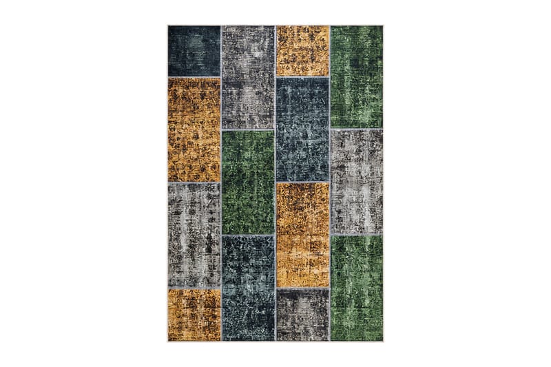Gurung Wiltontæppe 240x340 cm Rektangulær - Grøn - Wiltontæpper - Mønstrede tæpper