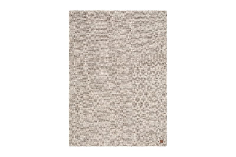 Junna Uldtæppe 140x200 cm Rektangulær - Beige - Tekstiler - Tæpper - Moderne tæppe - Uldtæppe