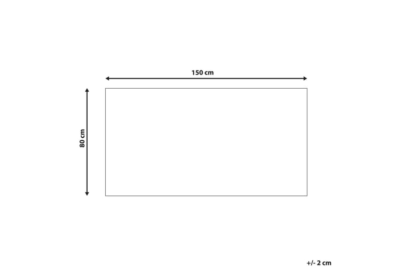 Kinik Uldtæppe 80x150 cm - Beige - Tekstiler - Tæpper - Moderne tæppe - Uldtæppe