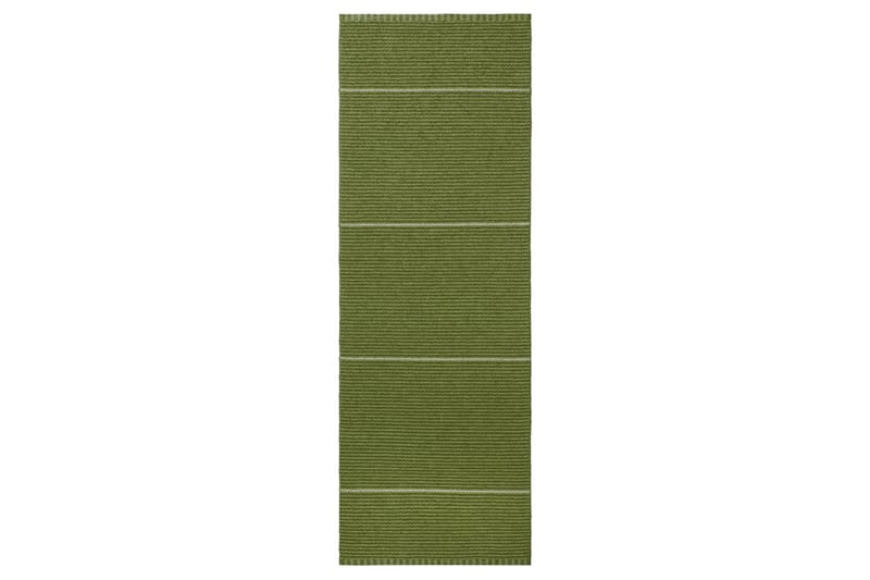 Cleo Kludetæppe 170x250 cm Olivengrøn - Horredsmattan - Gummierede tæpper - Små tæpper - Mønstrede tæpper - Kludetæpper - Store tæpper - Håndvævede tæpper