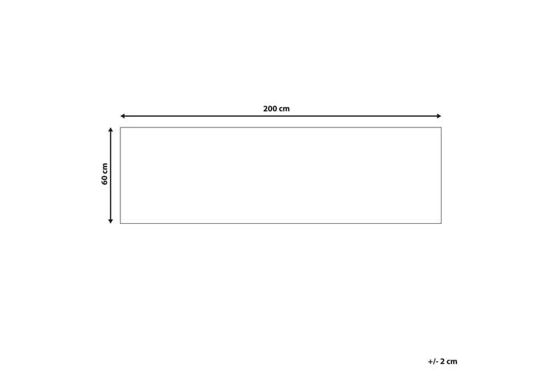 Kottar Ryetæppe 60x200 cm - Grå - Tekstiler - Tæpper - Moderne tæppe - Ryatæpper