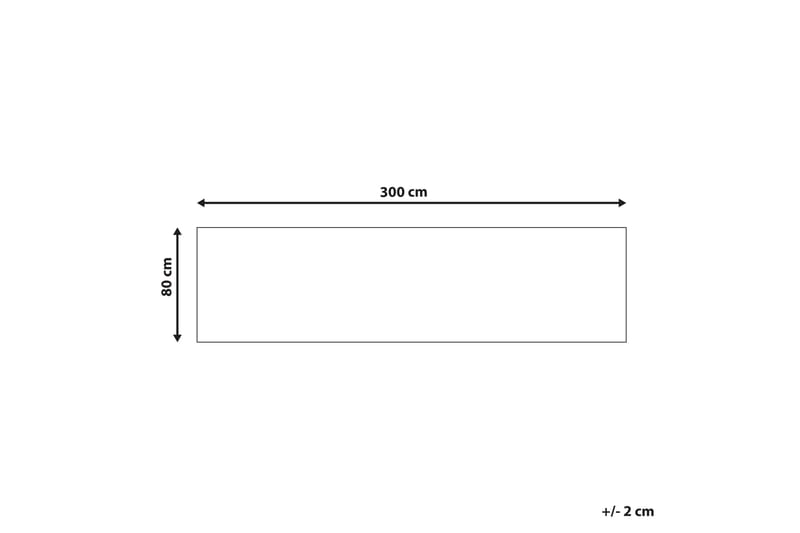 Kurin Gangmatte 80x300 cm - Blå - Tekstiler - Tæpper - Moderne tæppe - Bomuldstæpper