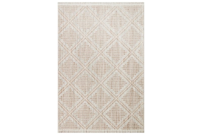 Creamy Wilton-tæppe 200x290 cm Rektangulær - Grå/Beige - Tekstiler - Tæpper - Moderne tæppe - Mønstrede tæpper