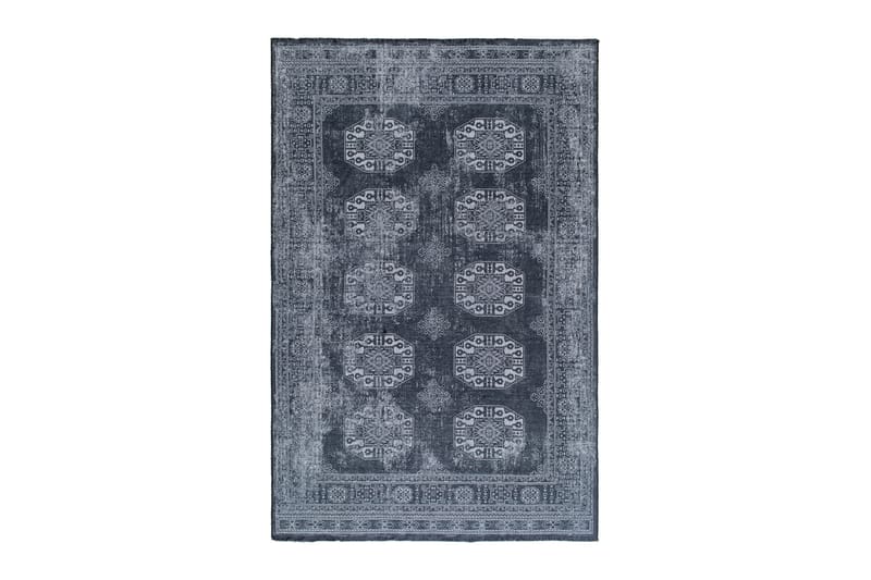 Adana Boccara Wiltontæppe 150x230 cm - Sort - Wiltontæpper - Håndvævede tæpper - Gummierede tæpper - Små tæpper - Mønstrede tæpper - Store tæpper - Mønstrede tæpper