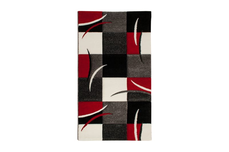 London Friezetæppe 80x250 - Rød - Wiltontæpper - Små tæpper - Mønstrede tæpper