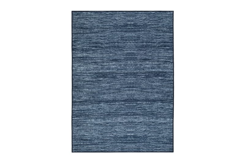 Struktur Tæppe 133x190 cm - Navy - Tekstiler - Tæpper - Moderne tæppe - Mønstrede tæpper