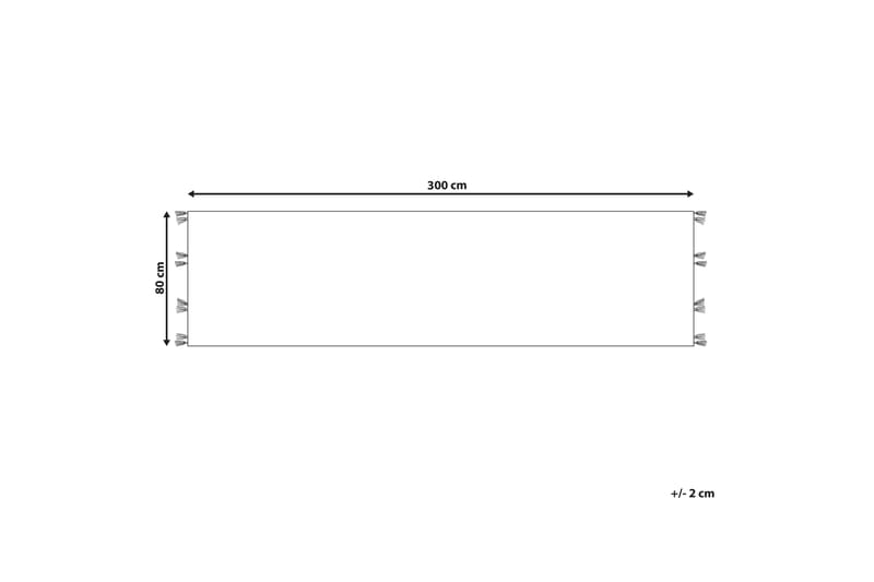 Mrgashat Gangmatte 80x300 cm - Blå - Tekstiler - Tæpper - Moderne tæppe - Gangmåtter