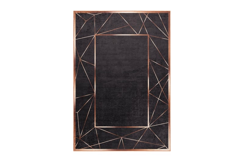 Rimmi Wiltontæppe 240x340 cm Rektangulær - Sort - Wiltontæpper - Mønstrede tæpper