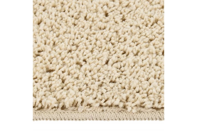 shaggy gulvtæppe 160x230 cm skridsikker cremefarvet - Creme - Ryatæpper - Gummierede tæpper - Små tæpper - Mønstrede tæpper - Store tæpper - Håndvævede tæpper