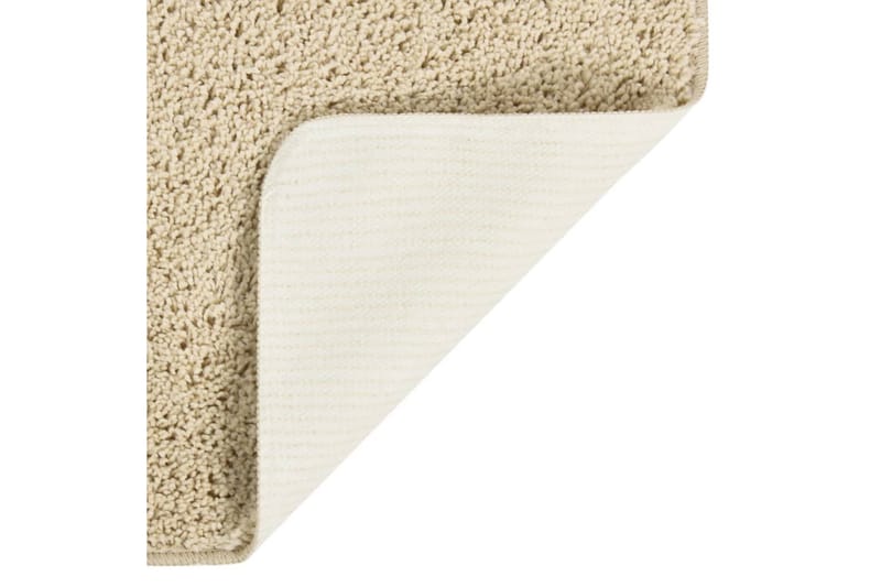 shaggy gulvtæppe 160x230 cm skridsikker cremefarvet - Creme - Ryatæpper - Gummierede tæpper - Små tæpper - Mønstrede tæpper - Store tæpper - Håndvævede tæpper