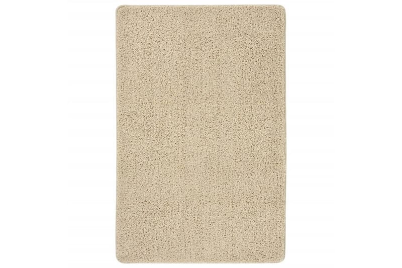 shaggy gulvtæppe 200x290 cm skridsikker cremefarvet - Creme - Ryatæpper - Gummierede tæpper - Små tæpper - Mønstrede tæpper - Store tæpper - Håndvævede tæpper