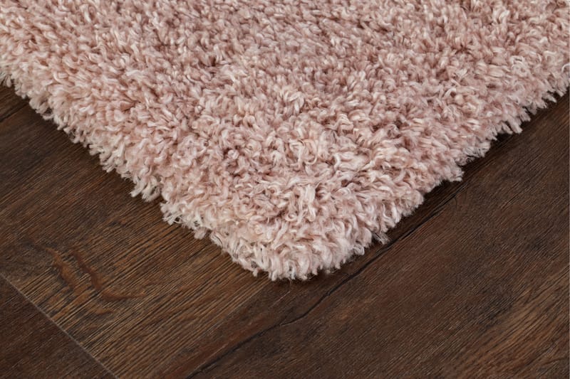 Teddington Ryatæppe 200x290 cm Dusty Pink - Lyserød - Ryatæpper - Håndvævede tæpper - Gummierede tæpper - Små tæpper - Mønstrede tæpper - Store tæpper