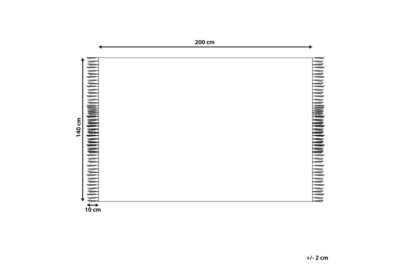 Sahbaz Ryetæppe 140x200 cm - Grøn - Tekstiler - Tæpper - Moderne tæppe - Ryatæpper