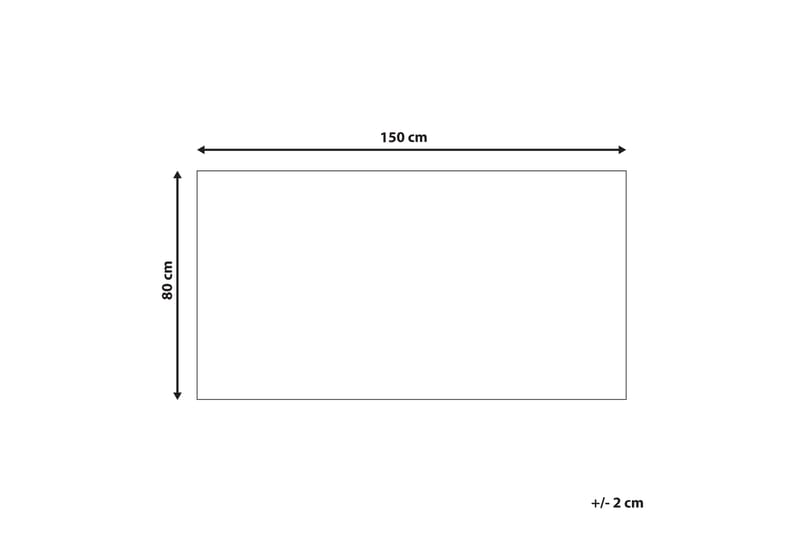 Sakubo Bomuldstæppe 80x150 cm - Grå - Tekstiler - Tæpper - Moderne tæppe - Bomuldstæpper