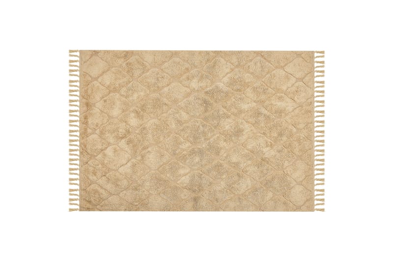 Sanliurfa Ryetæppe 160x230 cm - Beige - Tekstiler - Tæpper - Moderne tæppe - Ryatæpper