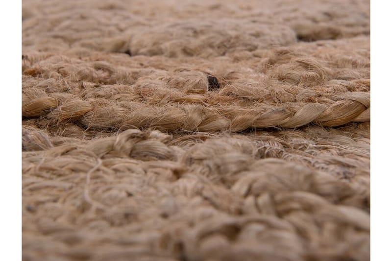 Meckley tæppe glat vævet rund 120 cm - Beige - Sisaltæpper - Jutemåtter & hampemåtter