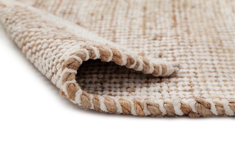 Vejby Jutetæppe 75x230 cm - Nature - Håndvævede tæpper - Gummierede tæpper - Sisaltæpper - Mønstrede tæpper - Store tæpper - Hall måtte - Jutemåtter & hampemåtter - Små tæpper