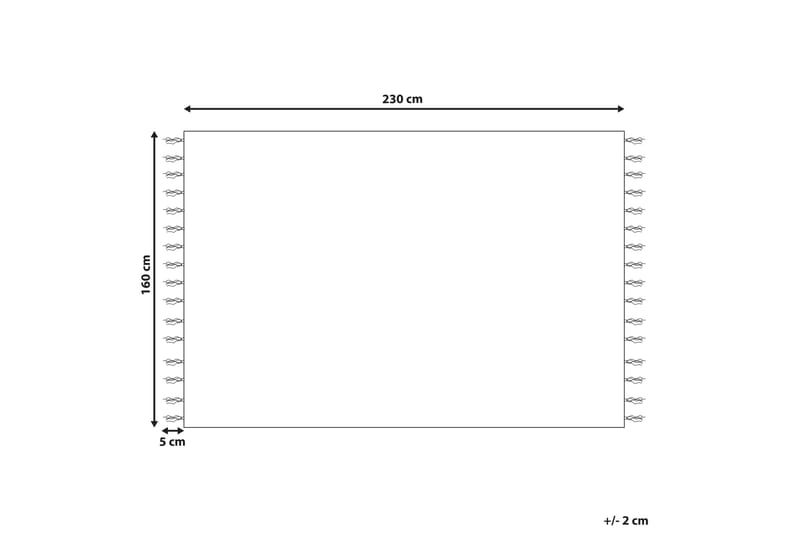 Talpur Jutetæppe 160x230 cm - Beige - Tekstiler - Tæpper - Moderne tæppe - Gangmåtter