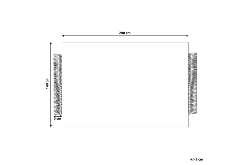 Tatlisu Uldtæppe 140x200 cm - Grå - Tekstiler - Tæpper - Moderne tæppe - Uldtæppe