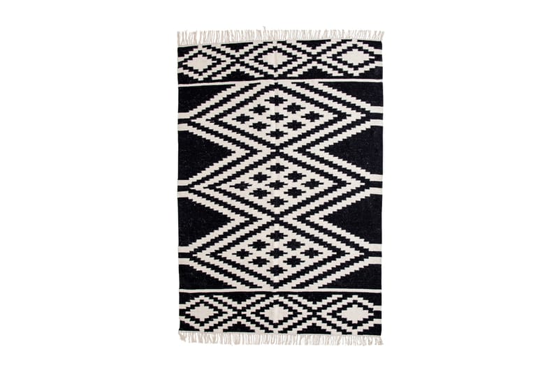 Mandir Uldmåtte 170x240 - Uldtæppe - Håndvævede tæpper - Gummierede tæpper - Mønstrede tæpper - Store tæpper - Små tæpper