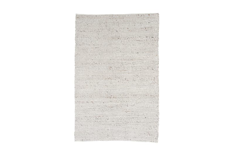 Medeli Uldtæppe 160x230 cm - Hvid/Beige - Uldtæppe - Håndvævede tæpper - Gummierede tæpper - Mønstrede tæpper - Store tæpper - Små tæpper