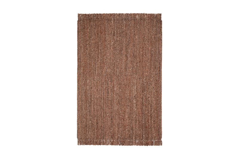 Narveryd Uldtæppe 200x300 cm - Rust - Uldtæppe - Håndvævede tæpper - Gummierede tæpper - Mønstrede tæpper - Store tæpper - Små tæpper