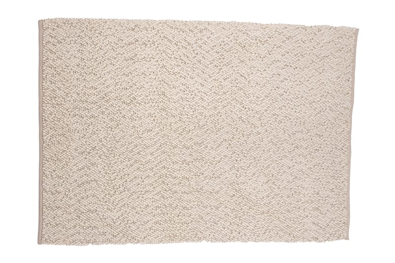 Piyala Uldtæppe Rektangulær 160x230 cm - Hvid - Uldtæppe - Håndvævede tæpper - Gummierede tæpper - Mønstrede tæpper - Store tæpper - Små tæpper