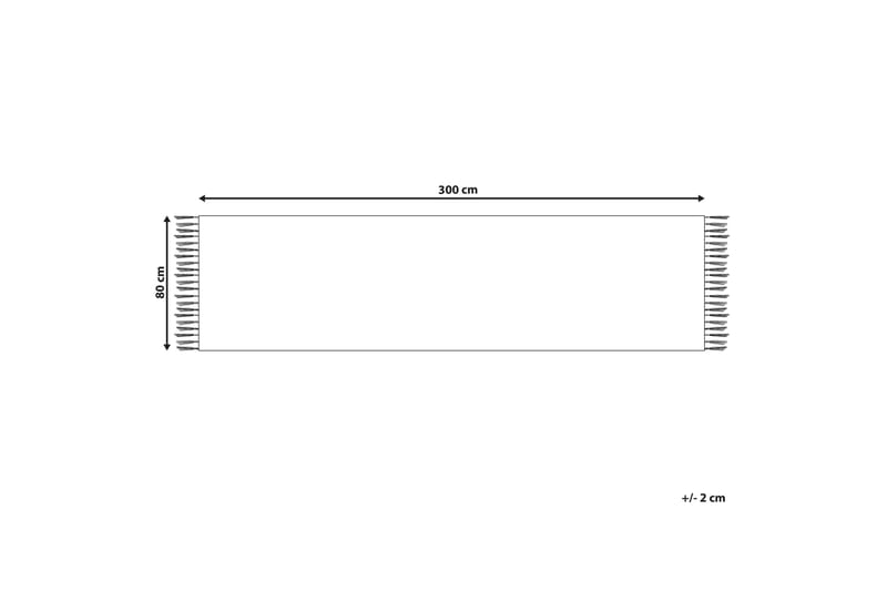 Urtsadzor Uldtæppe 80x300 cm - Rød - Tekstiler - Tæpper - Moderne tæppe - Uldtæppe