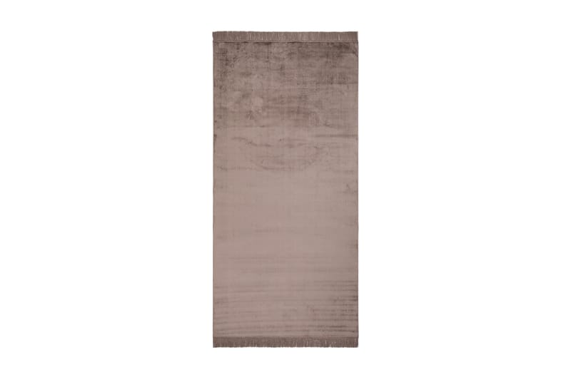 Granada Viskosetæppe 80x300 cm - Taupe - Tekstiler - Tæpper - Moderne tæppe - Viskosetæpper & kunstsilketæpper