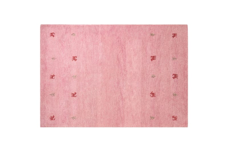 Yulafi Ryetæppe 160x230 cm - Rosa - Tekstiler - Tæpper - Moderne tæppe - Ryatæpper