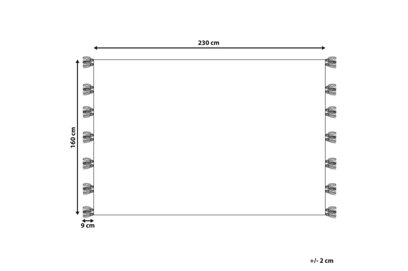 Aralez Kelimtæppe 160x230 cm - Beige - Tekstiler - Tæpper - Orientalske tæpper - Kelimtæpper