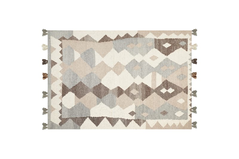 Aralez Kelimtæppe 160x230 cm - Beige - Tekstiler - Tæpper - Orientalske tæpper - Kelimtæpper