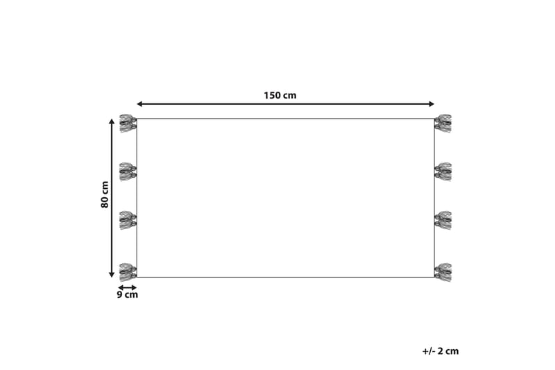 Aralez Kelimtæppe 80x150 cm - Beige - Tekstiler - Tæpper - Orientalske tæpper - Kelimtæpper