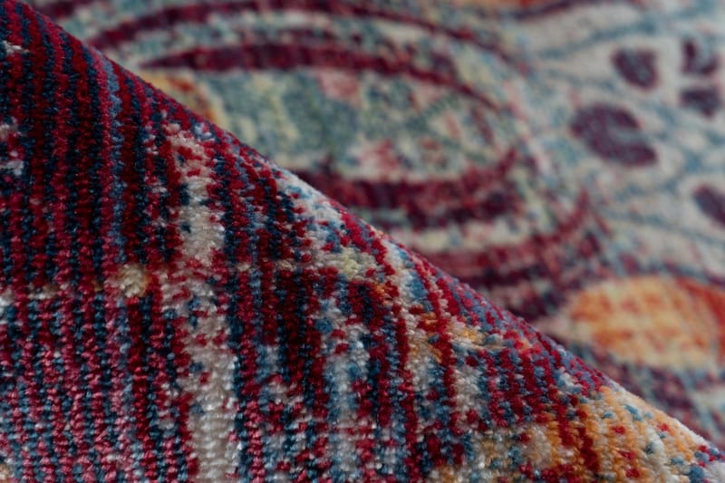Gandeer tæppe Swe Flerfarvet 120x170 cm - Håndvævede tæpper - Gummierede tæpper - Orientalske tæpper - Små tæpper - Persisk tæppe - Store tæpper