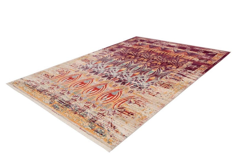 Gandeer tæppe Swe Flerfarvet 120x170 cm - Håndvævede tæpper - Gummierede tæpper - Orientalske tæpper - Små tæpper - Persisk tæppe - Store tæpper