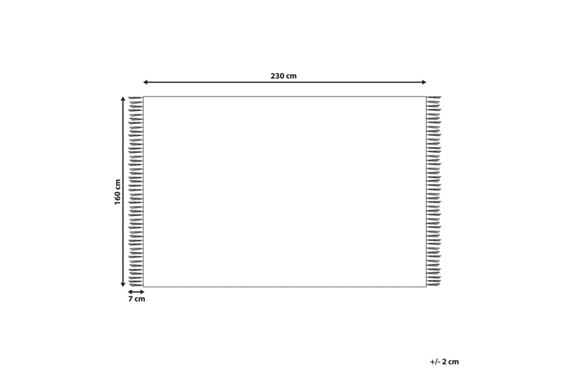 Garni Kelimtæppe 160x230 cm - Rød - Tekstiler - Tæpper - Orientalske tæpper - Kelimtæpper