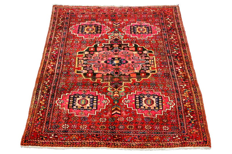 Håndknytten Exclusive persisk nåletæppe 138x202 cm Kelim - Rød - Tekstiler - Tæpper - Orientalske tæpper