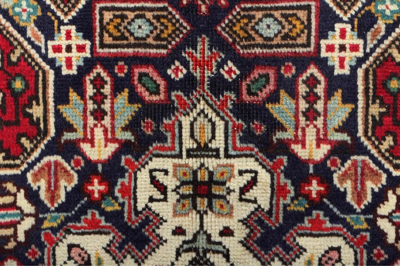 Håndknytten Persisk Patchwork Tæppe 195x293 cm Kelim - Rød / mørkeblå - Tekstiler - Tæpper - Orientalske tæpper