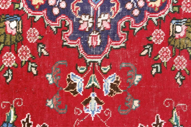 Håndknytten Persisk Patchwork Tæppe 194x300 cm Kelim - Rød / mørkeblå - Tekstiler - Tæpper - Orientalske tæpper