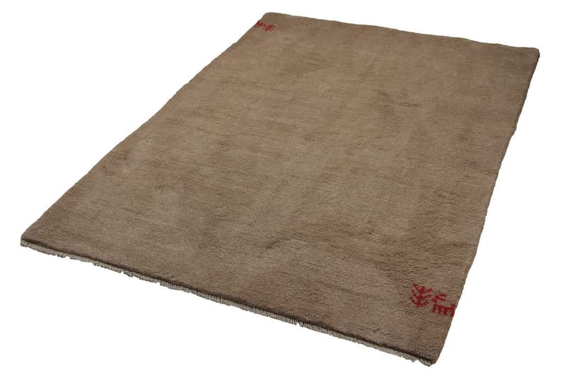 Håndknyttet Gabbeh Shiraz Uld Beige 176x237cm - Tekstiler - Tæpper - Orientalske tæpper