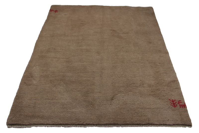 Håndknyttet Gabbeh Shiraz Uld Beige 176x237cm - Tekstiler - Tæpper - Orientalske tæpper